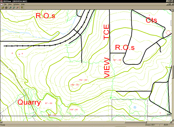 Viewing a Symbolised Sheet File with 3DDView